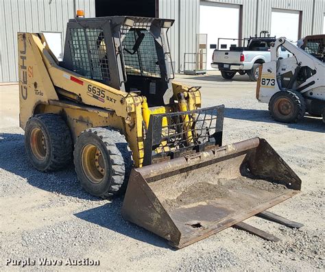 gehl 6635sxt turbo skid steer|used gehl skid steer.